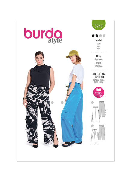 Burda - 5743 Ladies Trousers