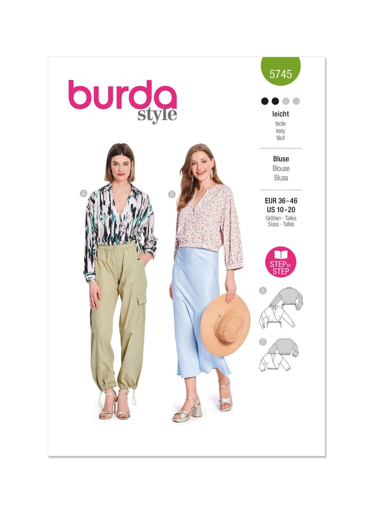 Burda - 5745 Ladies Blouse