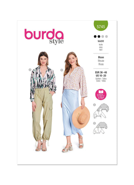Burda - 5745 Ladies Blouse