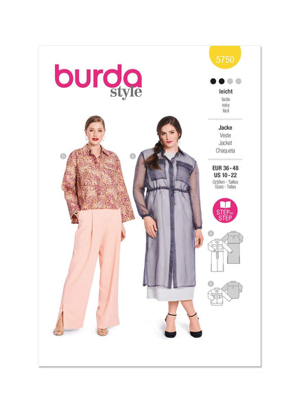 Burda - 5750 Ladies Jacket