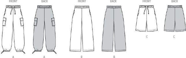 Burda - 5761 Ladies Cargo Trouser Pants