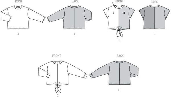 Burda - 5763 Ladies T-Shirts