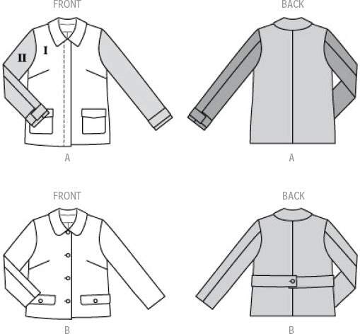 Burda - 5799 Ladies Jacket