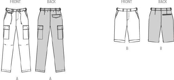 Burda - 5814 Men's Pants