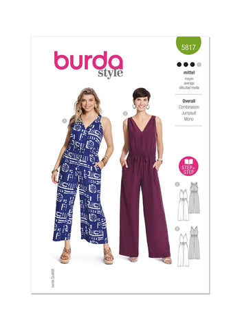 Burda - 5817 Ladies Overall