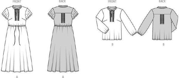 Burda - 5823 Ladies Dress & Blouse