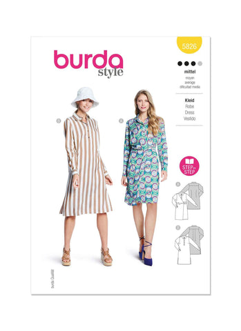 Burda - 5826 Ladies Dress