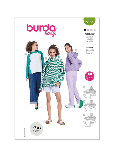Burda - 5828 Ladies Sweater