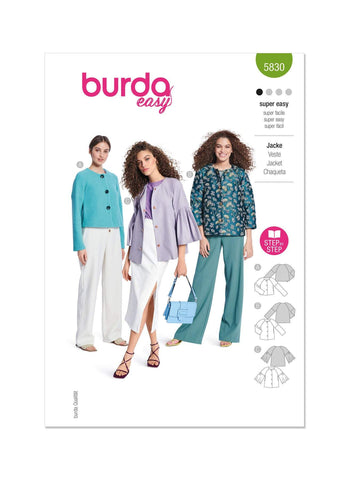 Burda - 5830 Ladies Jacket
