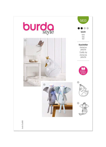 Burda - 5833 Stuffed Animals