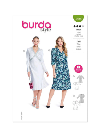 Burda - 5838 Ladies Dress