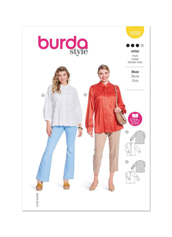 Burda - 5839 Ladies Blouse