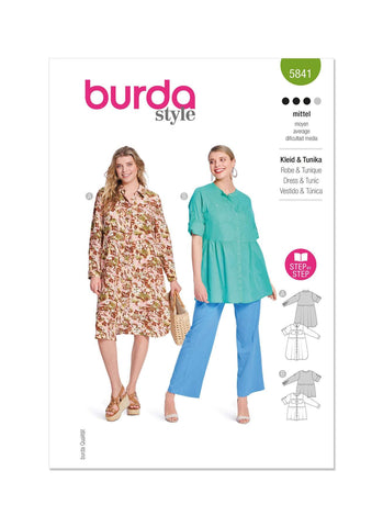 Burda - 5841 Ladies Dress & Tunic
