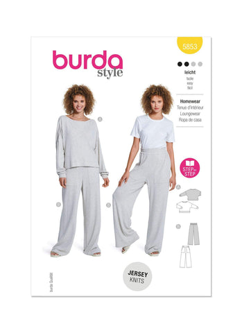 Burda - 5853 Misses' Homewear