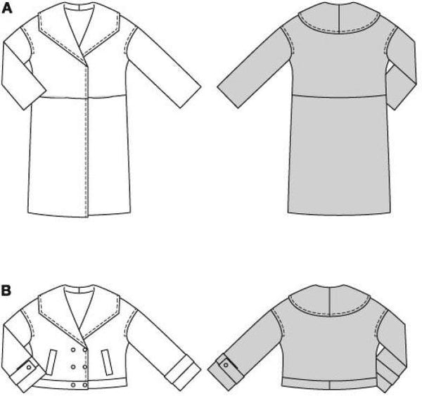 Burda - 5860 Misses' Jacket & Coat