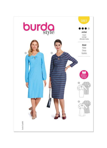 Burda - 5861 Misses' Dress