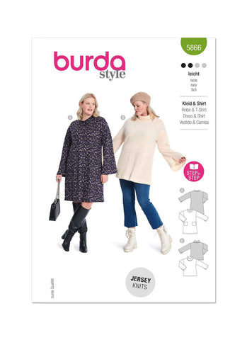Burda - 5866 Misses' Dress & Top