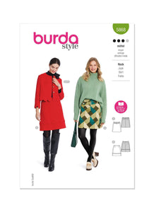 Burda - 5868 Misses' Skirt