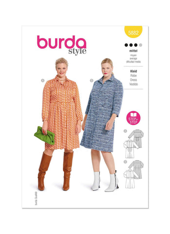 Burda - 5882 Misses' Dress