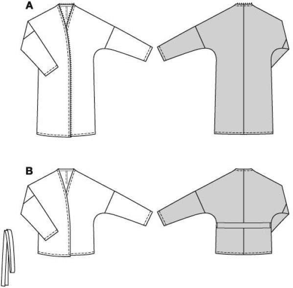 Burda - 5883 Misses' Jacket & Coat