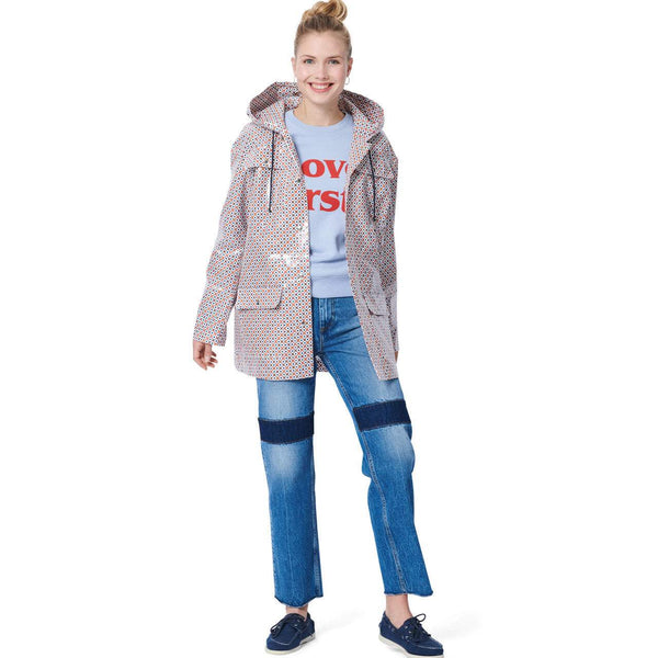 Burda - 5923 Hooded Jacket with Patch Pockets