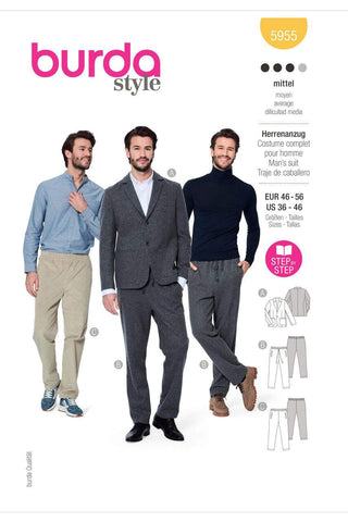 Burda - 5955 Men's Suit