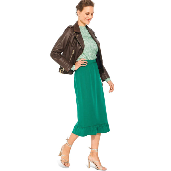 Burda - 6073 Skirt in Three Lengths with Elastic, Slim Shape
