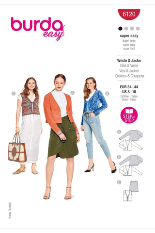 Burda - 6120 Jacket & Vest