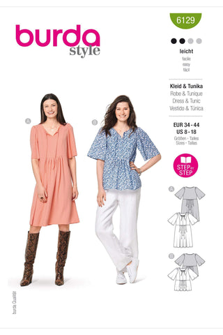 Burda - 6129 Dress & Tunic
