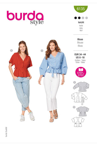 Burda - 6135 Blouses