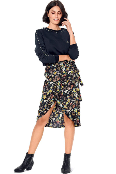 Burda - 6200 Wrap Skirt with Waistband and Tie Bands