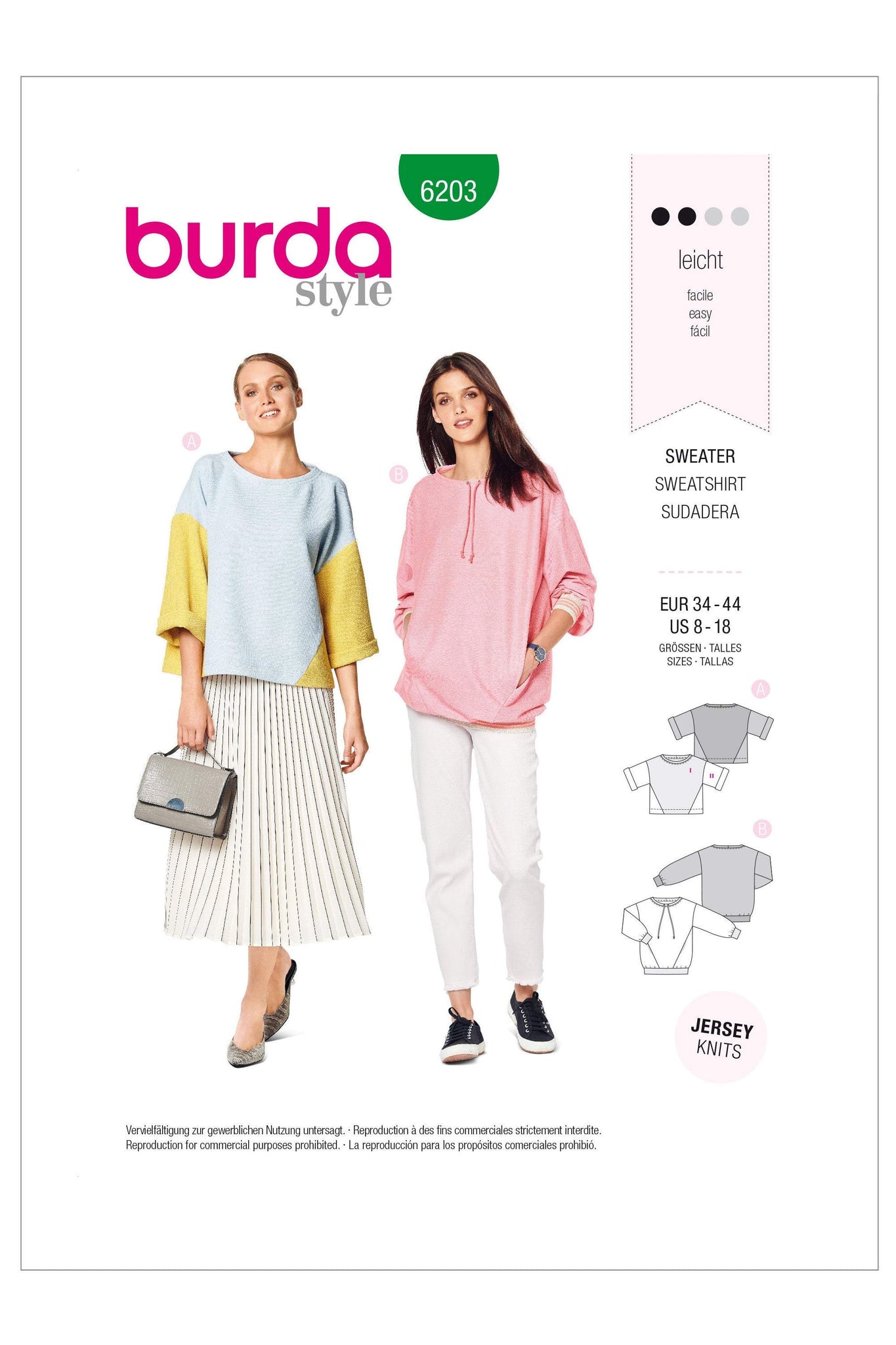 Burda - 6203 Sweatshirt