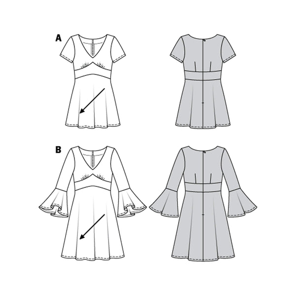 Burda - 6205 Dress with Empire Waist