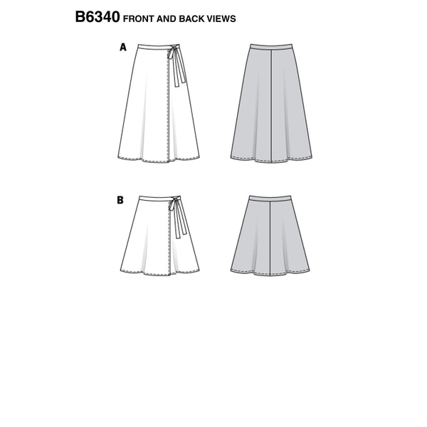 Burda - 6340 Wrap Skirt