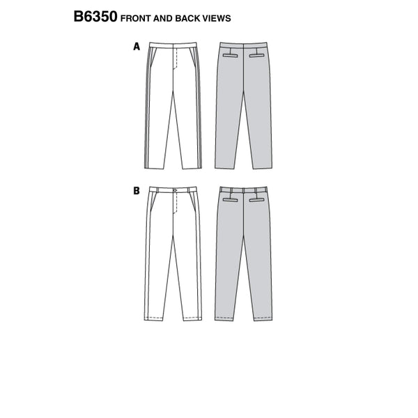 Burda - 6350 Men’s Pants/Trousers