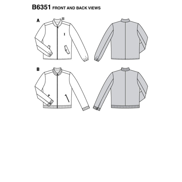 Burda - 6351 Men’s Jacket - Blouson
