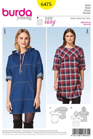 Burda - 6475 Ladies Dress
