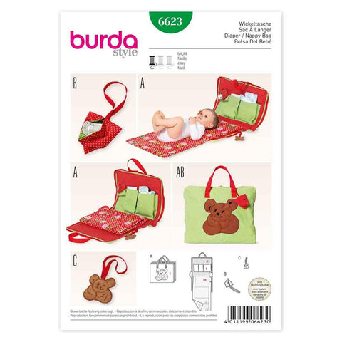 Burda - 6623 Accessories Diaper Bag