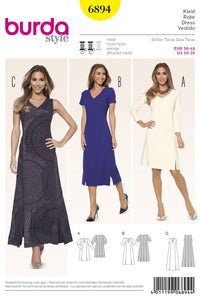 Burda - 6894 Ladies Pattern Dress