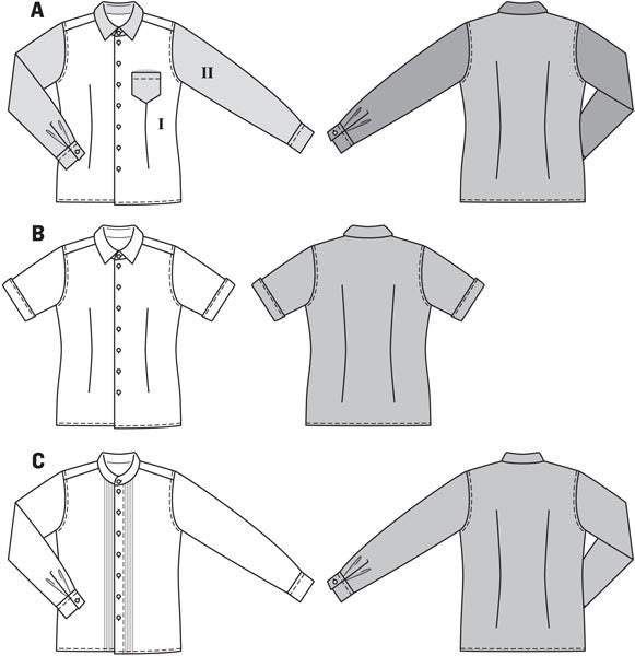 Burda - 6931 Mens Shirt