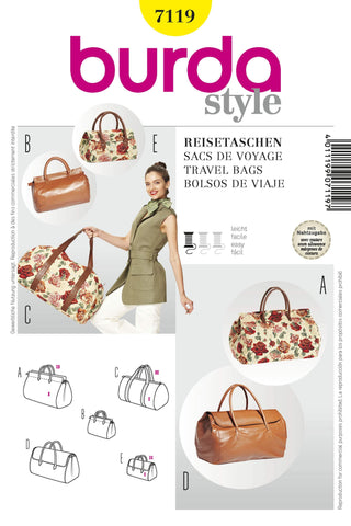 Burda - 7119 Accessory Bags