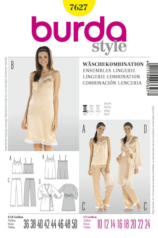 Burda - 7627 Ladies Lingerie