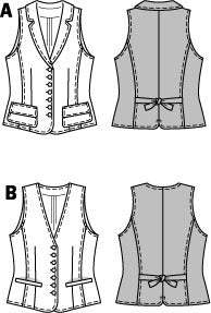 Burda - 7769 Ladies Vest