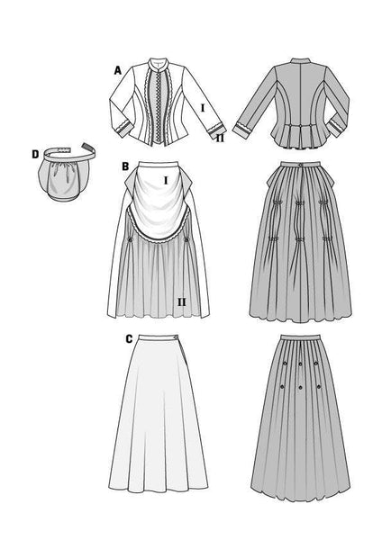 Burda - 7880 Costume Ladies-Historical
