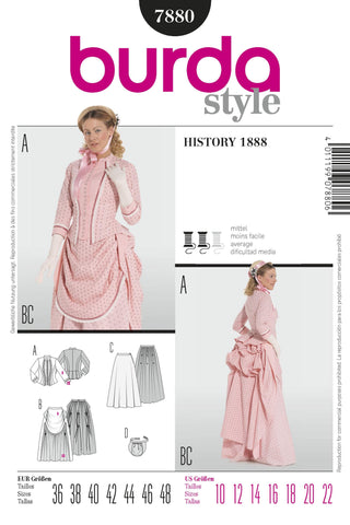 Burda - 7880 Costume Ladies-Historical