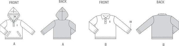 Burda - 9185 Children's Sweatshirt