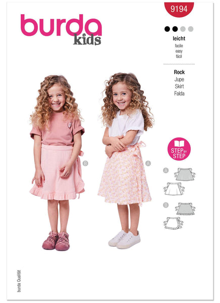Burda - 9194 Children's Skirt