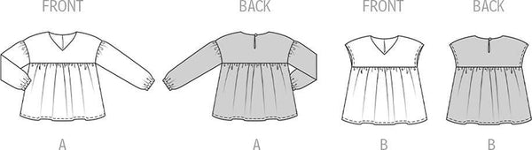 Burda - 9195 Children's Blouse