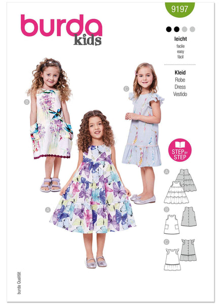 Burda - 9197 Children's Dresses