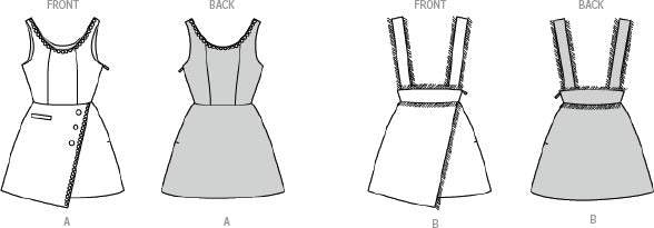 Burda - 9198 Children's Dress and Skirt